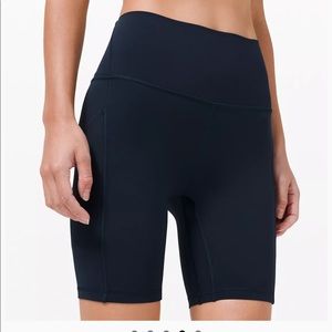 Lululemon Align Navy biker short size 2